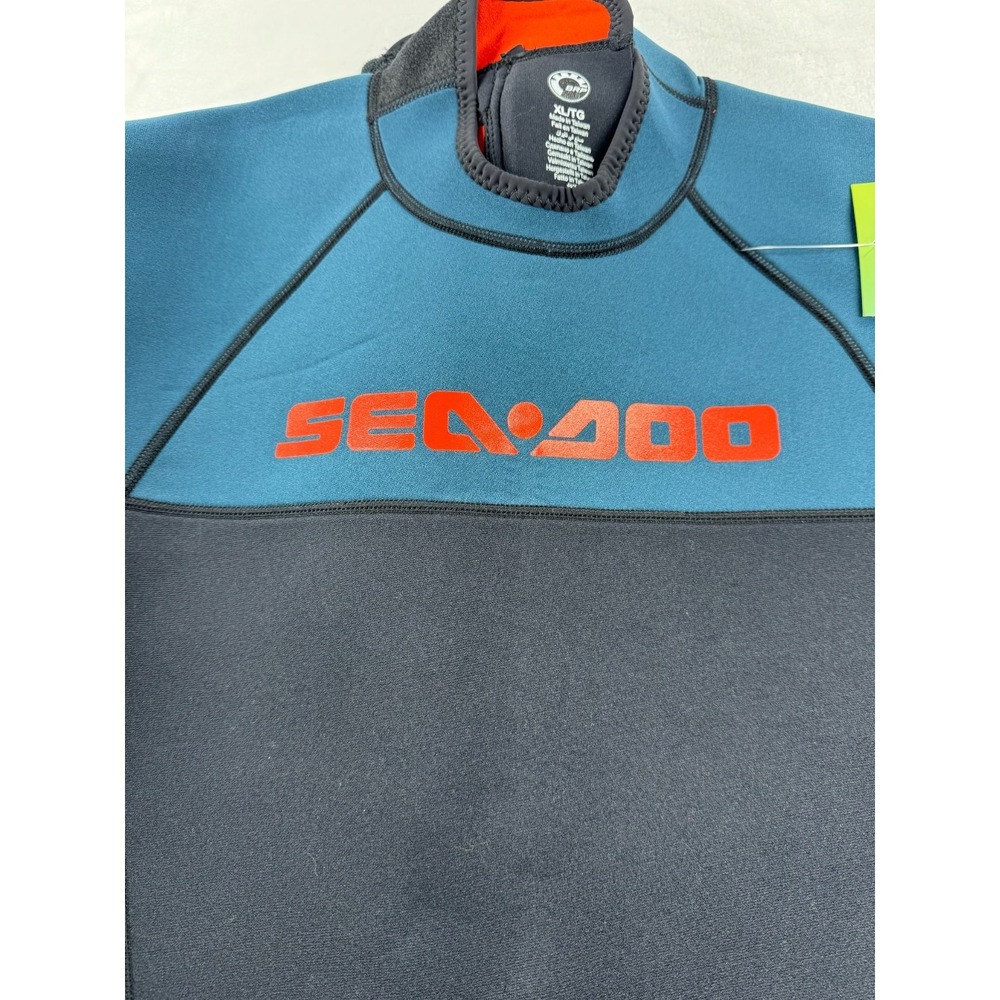 NWT Sea-Doo 3 mm Escape Shorty Wetsuit Men's XL Navy Blue Long Sleeve Sports - Picture 6 of 12